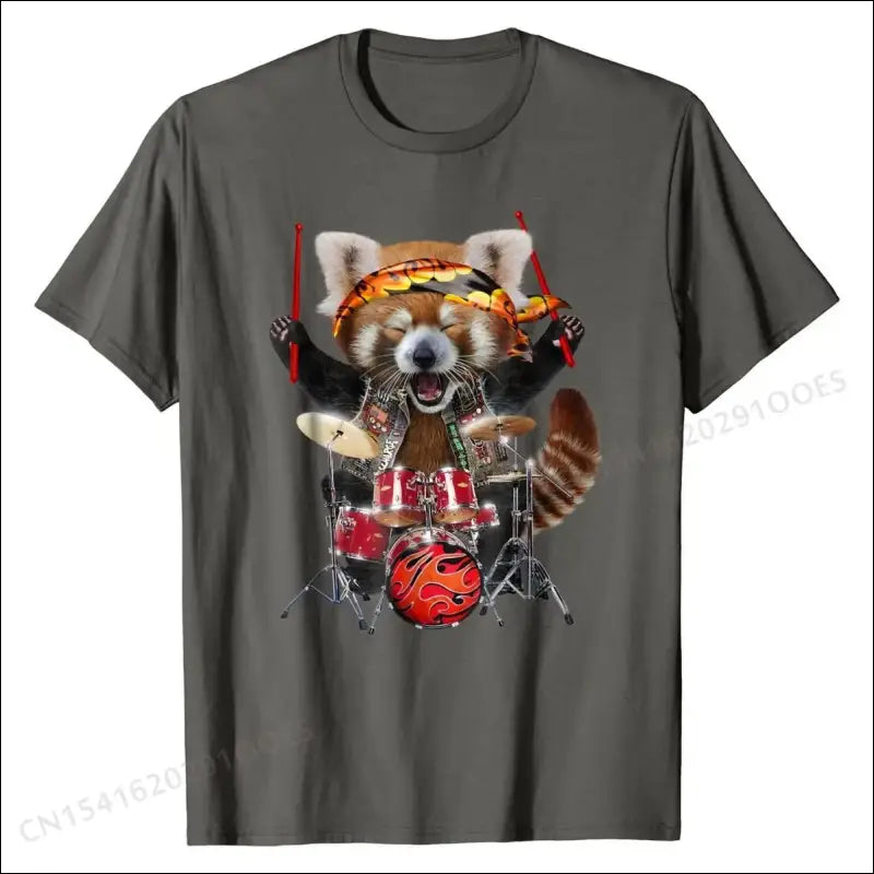 T-Shirt Panda Roux Rockeur