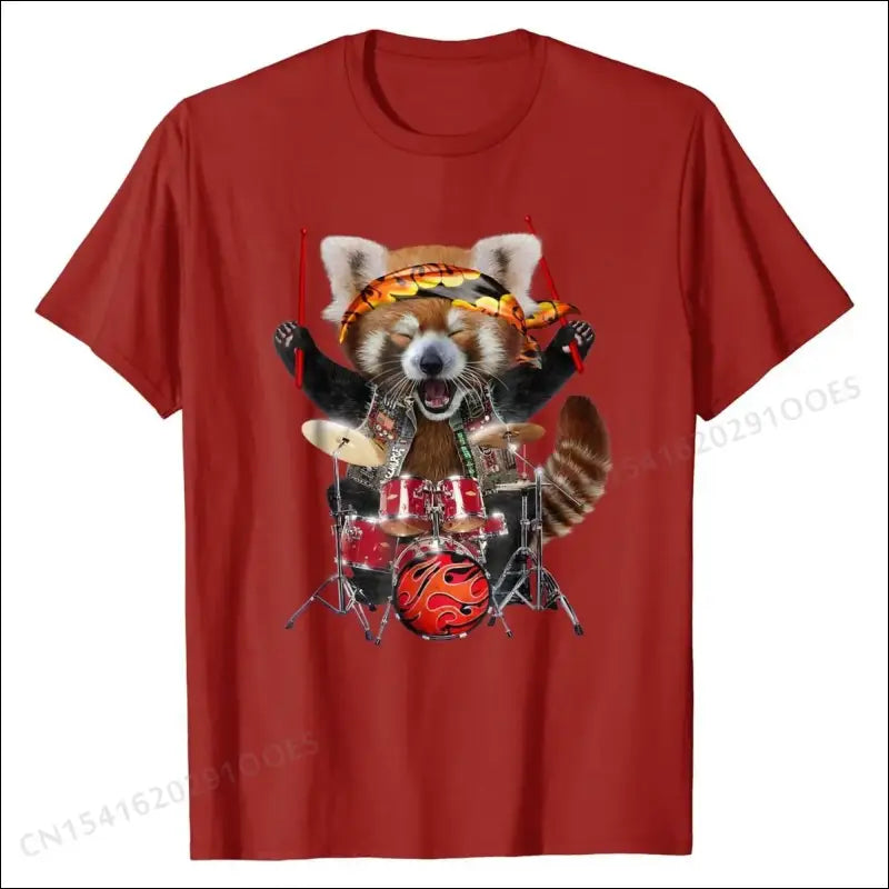 T-Shirt Panda Roux Rockeur