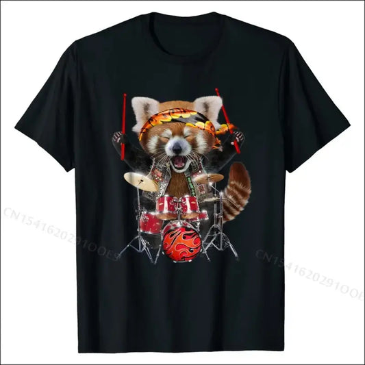 T-Shirt Panda Roux Rockeur