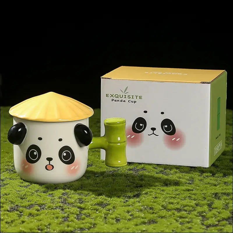 Tasse Panda couvercle en forme de chapeau