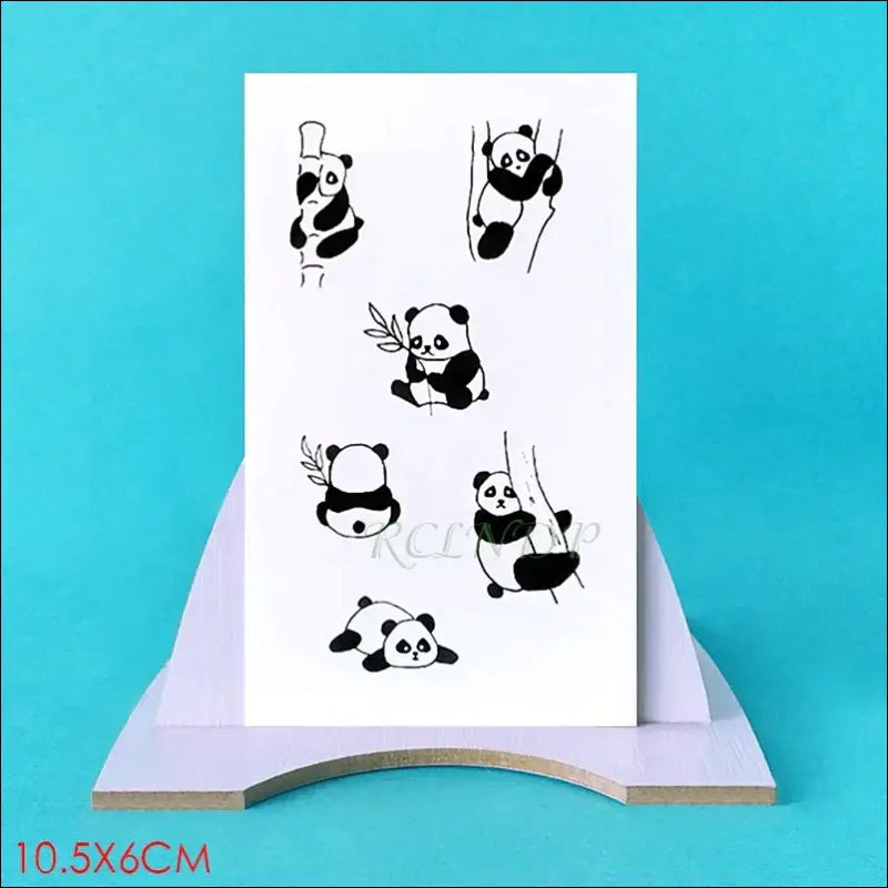 Tatouage Panda Classique