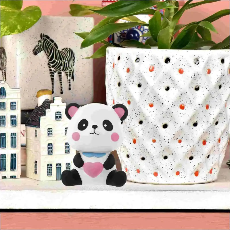 Tirelire Panda Cœur Rose