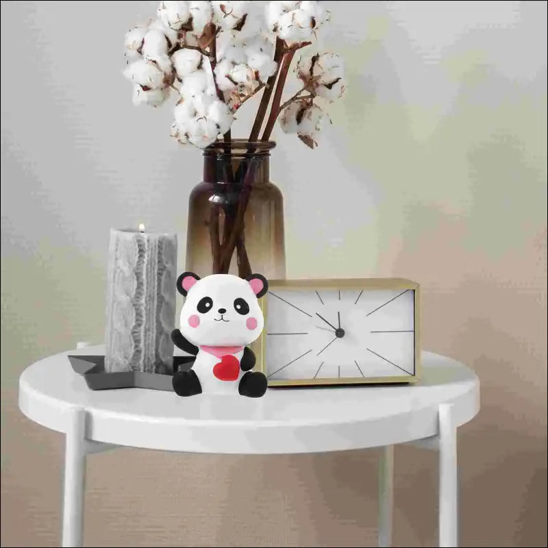 Tirelire Panda Cœur Rouge