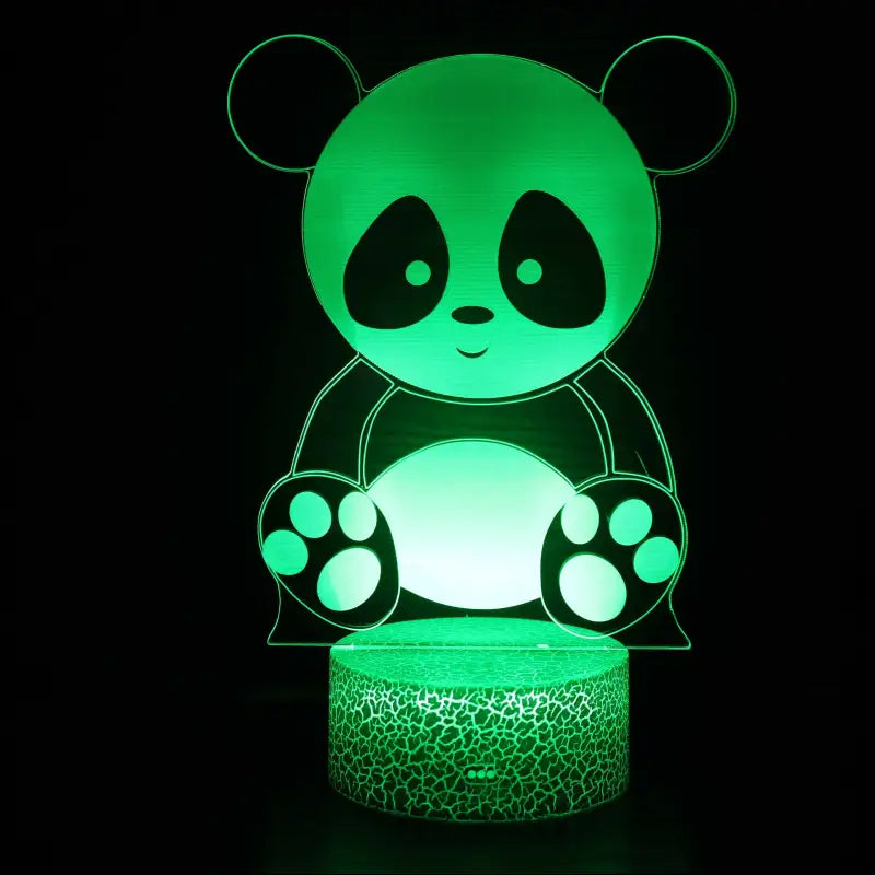 Veilleuse Panda 3D Multi couleurs